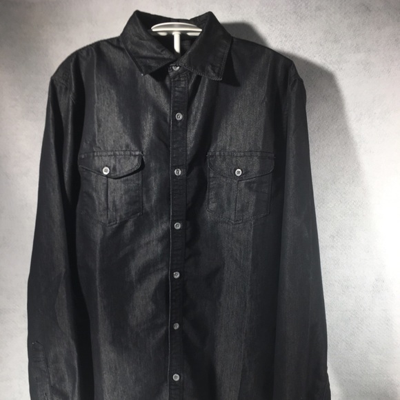 Tapered Dress shirt shiny long-sleeve very soft - Picture 5 of 6